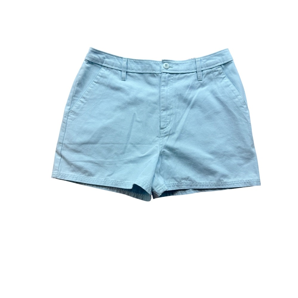 Vans Cargo Shorts Womens 29 Light Blue Canvas Carpenter Utility